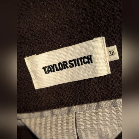 Taylor Stitch Dark Brown Men's Blazer Size 38 - Picture 4 of 6